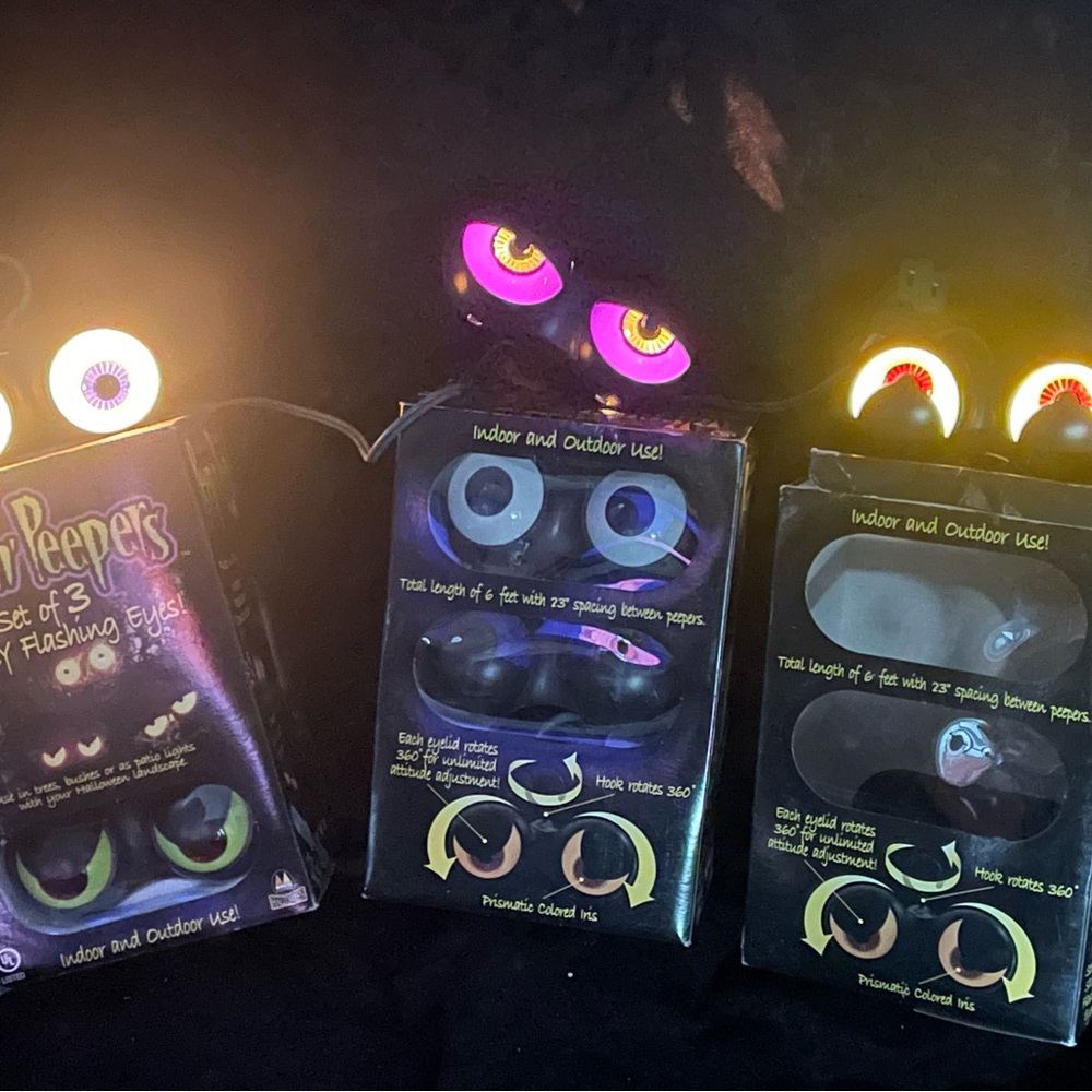 Halloween peek a boo lights